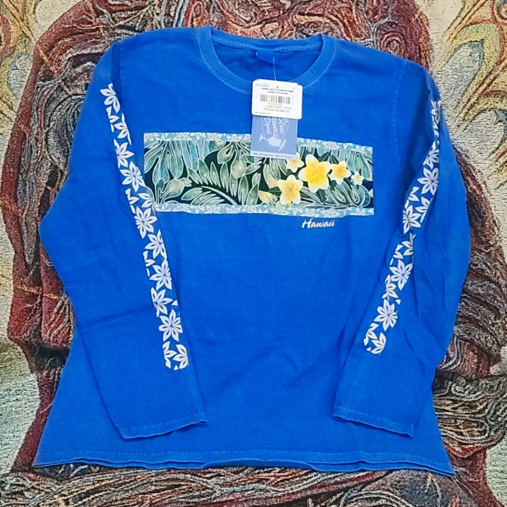 NWT Crazy Shirts 👕 of Hawaii Men's Long Sleeve  S